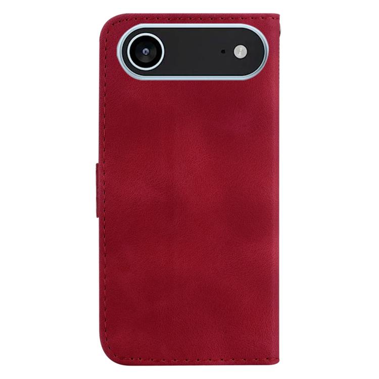 For iPhone Air Seven-shaped Embossed Leather Phone Case