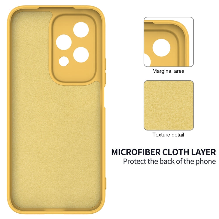 For Honor 200 Lite Global Solid Color Liquid Silicone Dropproof Full Coverage Phone Case