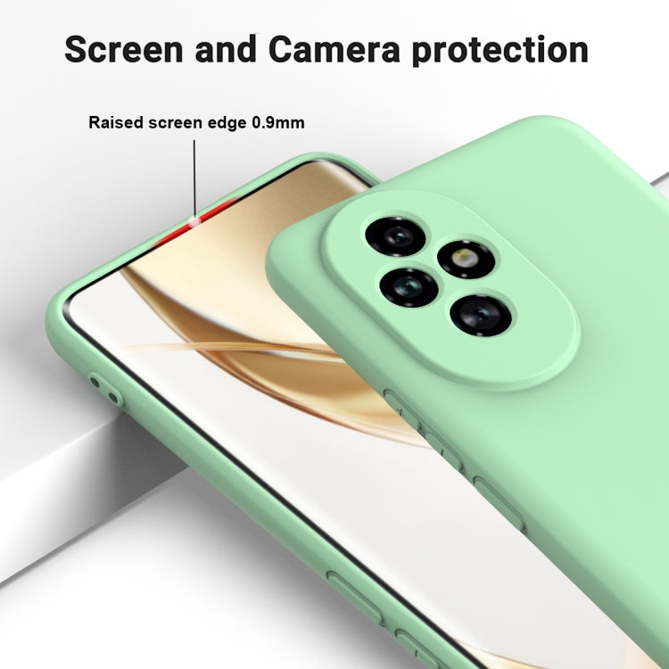 For Honor 200 Pro Solid Color Liquid Silicone Dropproof Full Coverage Phone Case