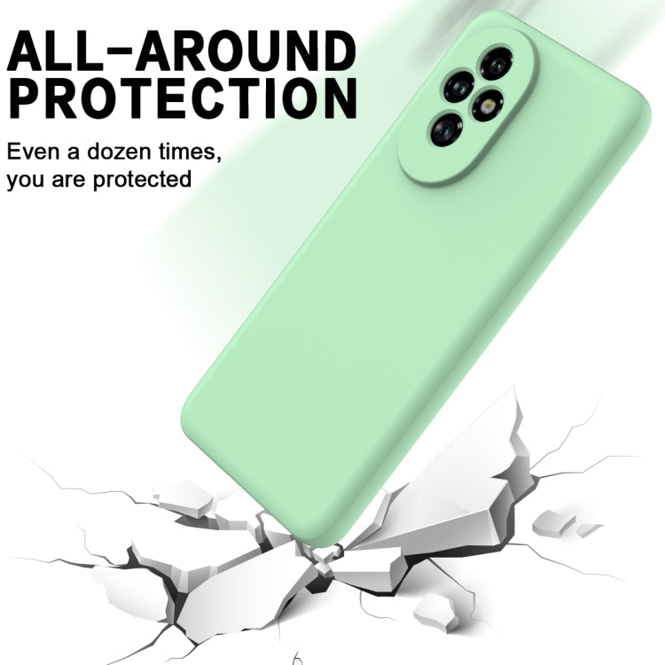 For Honor 200 Pro Solid Color Liquid Silicone Dropproof Full Coverage Phone Case