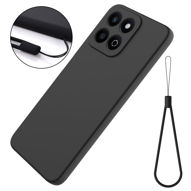 For Honor 200 Smart Solid Color Liquid Silicone Dropproof Full Coverage Phone Case