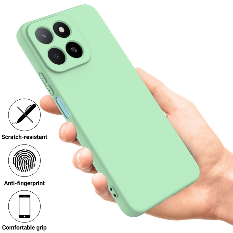 For Honor X5b / X5b Plus Solid Color Liquid Silicone Dropproof Full Coverage Phone Case