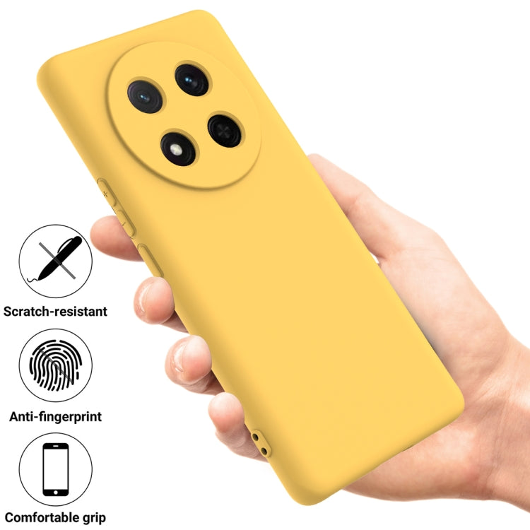 For Honor X9c / X60 Pro 5G Solid Color Liquid Silicone Dropproof Full Coverage Phone Case