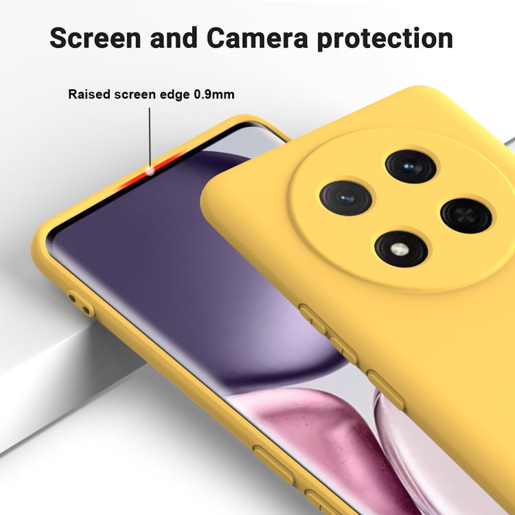 For Honor X9c / X60 Pro 5G Solid Color Liquid Silicone Dropproof Full Coverage Phone Case