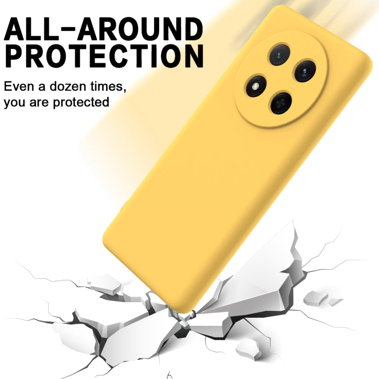 For Honor X9c / X60 Pro 5G Solid Color Liquid Silicone Dropproof Full Coverage Phone Case