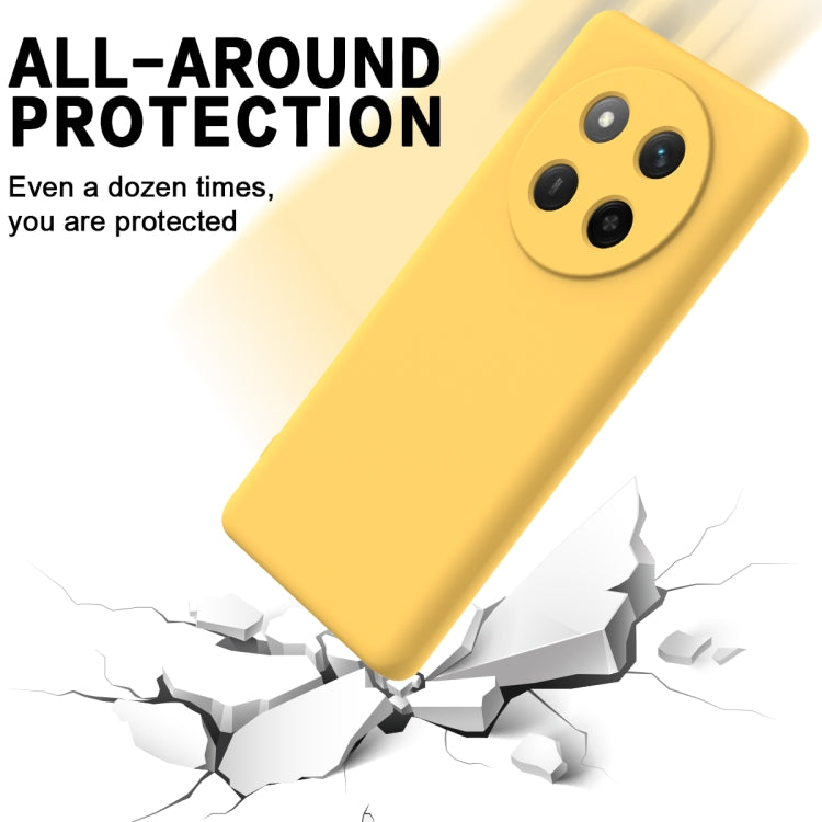 For Honor X60 Pro Solid Color Liquid Silicone Dropproof Full Coverage Phone Case