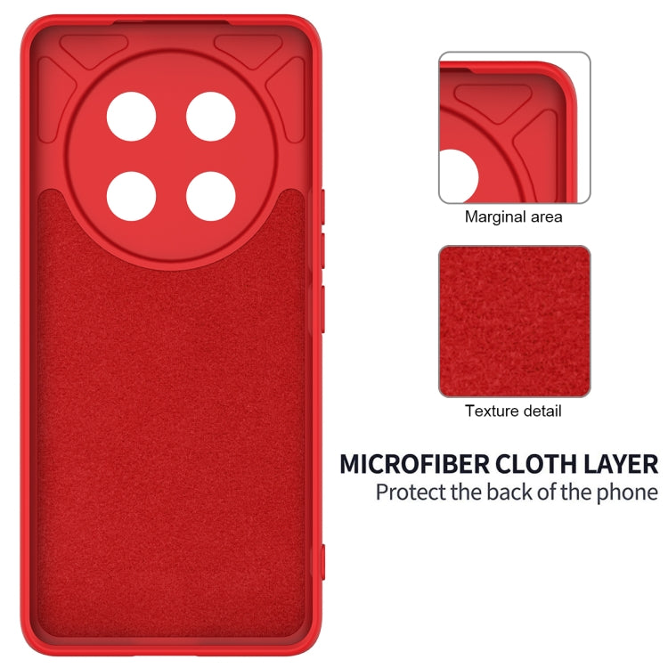 For Honor X60 Pro Solid Color Liquid Silicone Dropproof Full Coverage Phone Case