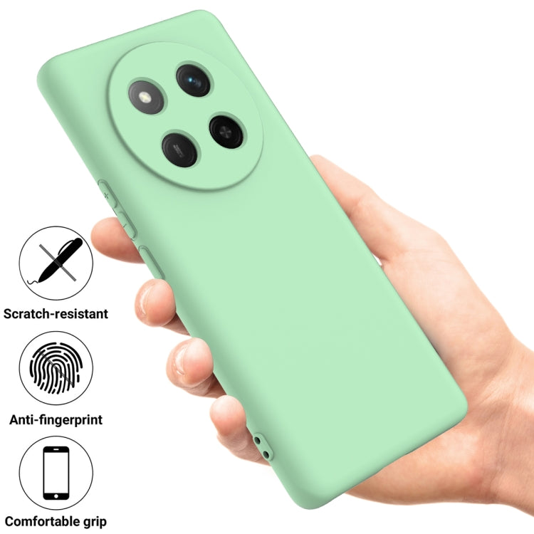 For Honor X60 Pro Solid Color Liquid Silicone Dropproof Full Coverage Phone Case