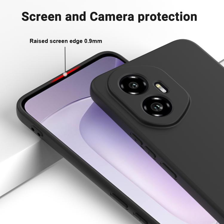 For Honor 300 Solid Color Liquid Silicone Dropproof Full Coverage Phone Case