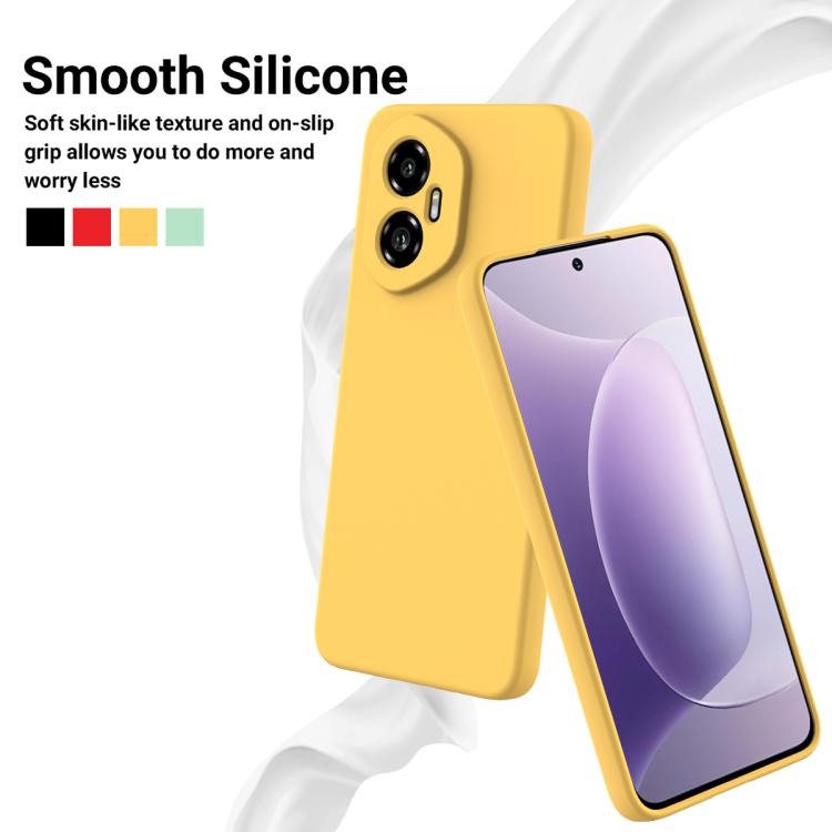 For Honor 300 Solid Color Liquid Silicone Dropproof Full Coverage Phone Case