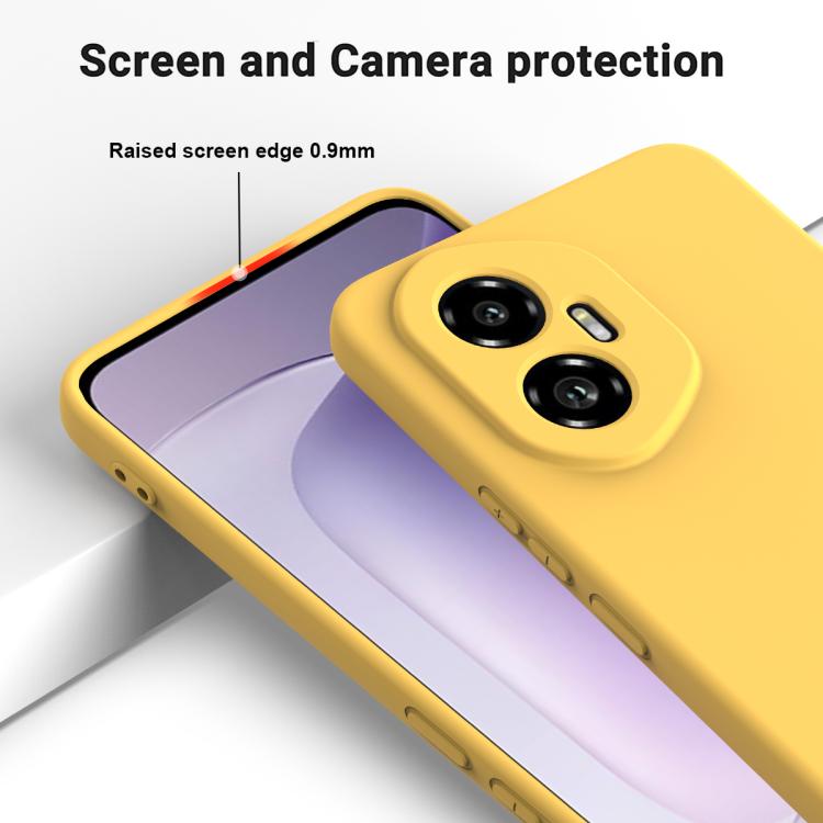 For Honor 300 Solid Color Liquid Silicone Dropproof Full Coverage Phone Case