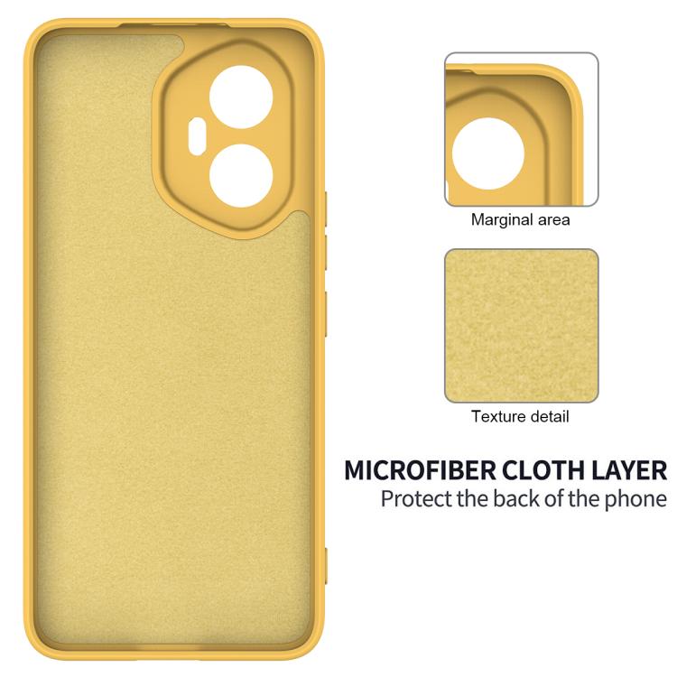 For Honor 300 Solid Color Liquid Silicone Dropproof Full Coverage Phone Case