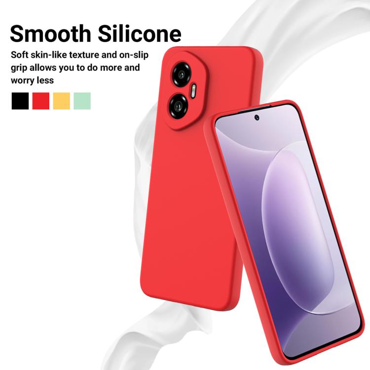 For Honor 300 Solid Color Liquid Silicone Dropproof Full Coverage Phone Case