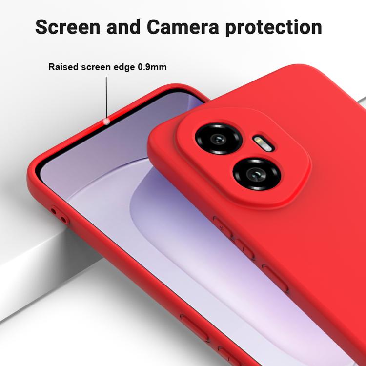 For Honor 300 Solid Color Liquid Silicone Dropproof Full Coverage Phone Case