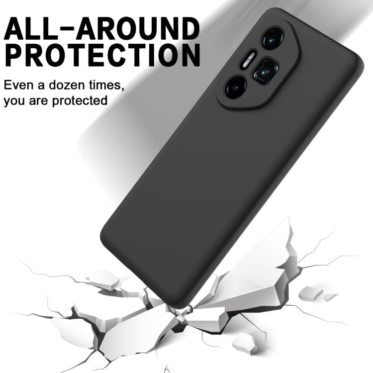 For Honor 300 Ultra / 300 Pro Solid Color Liquid Silicone Dropproof Full Coverage Phone Case