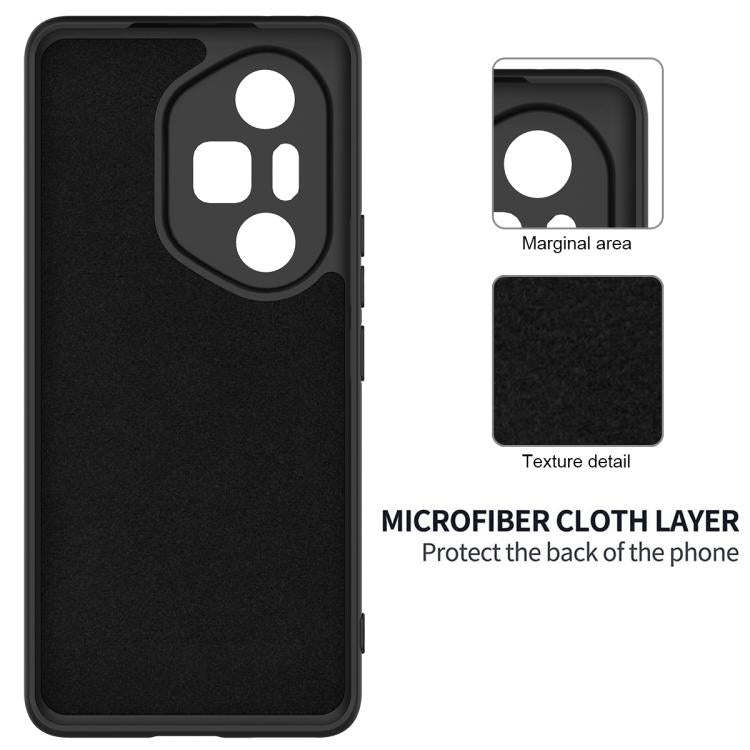 For Honor 300 Ultra / 300 Pro Solid Color Liquid Silicone Dropproof Full Coverage Phone Case