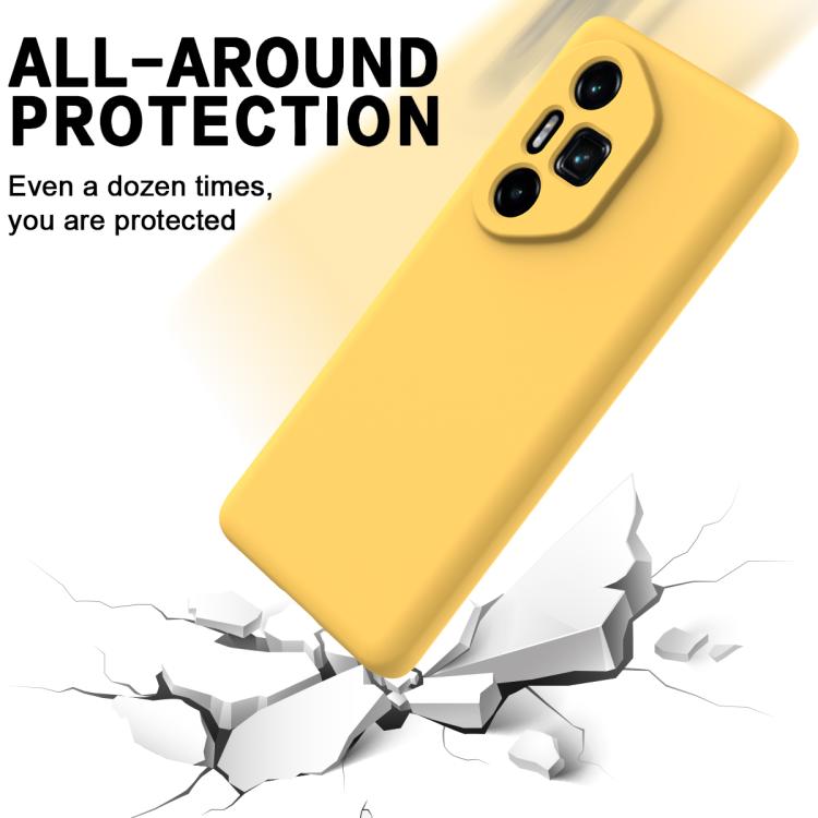 For Honor 300 Ultra / 300 Pro Solid Color Liquid Silicone Dropproof Full Coverage Phone Case