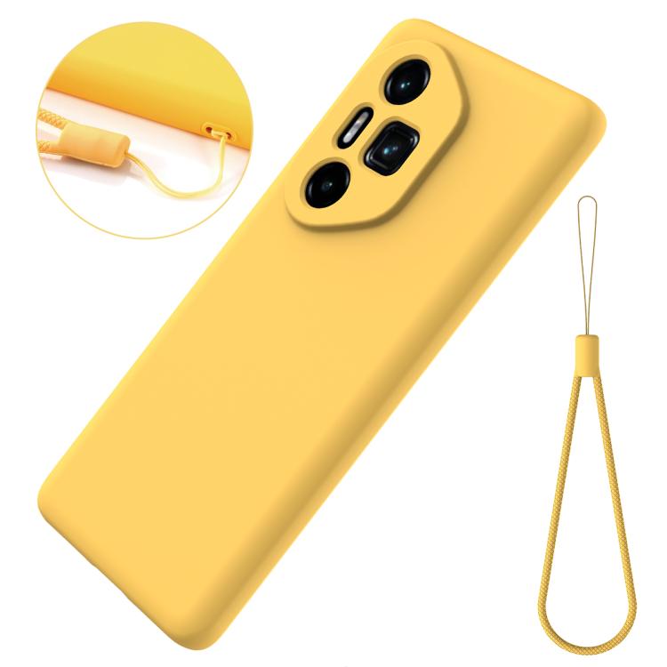 For Honor 300 Ultra / 300 Pro Solid Color Liquid Silicone Dropproof Full Coverage Phone Case
