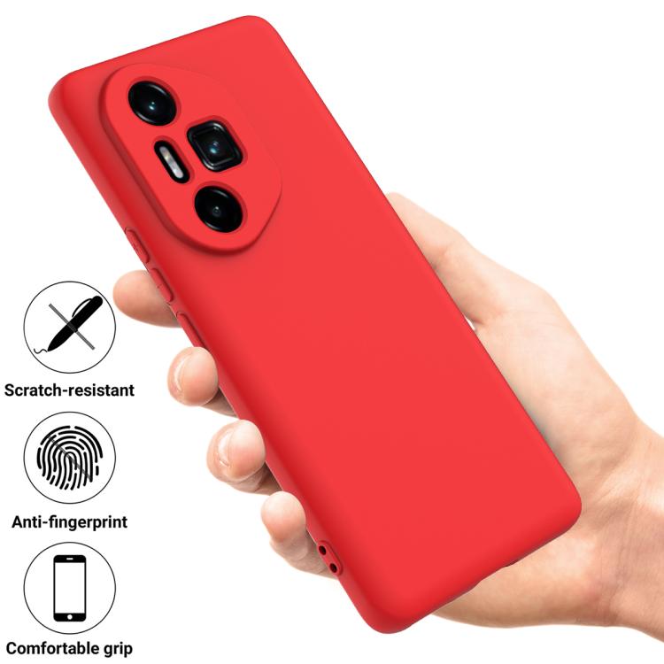 For Honor 300 Ultra / 300 Pro Solid Color Liquid Silicone Dropproof Full Coverage Phone Case