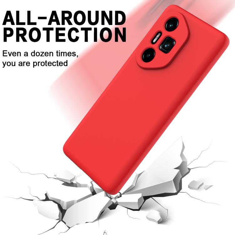 For Honor 300 Ultra / 300 Pro Solid Color Liquid Silicone Dropproof Full Coverage Phone Case