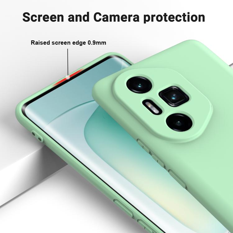 For Honor 300 Ultra / 300 Pro Solid Color Liquid Silicone Dropproof Full Coverage Phone Case