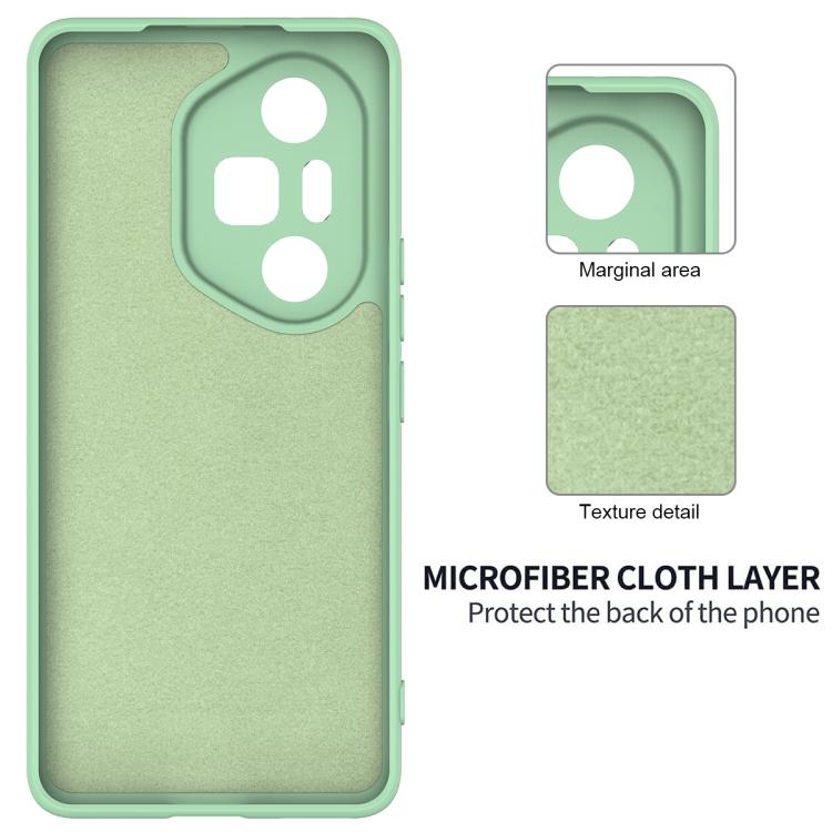 For Honor 300 Ultra / 300 Pro Solid Color Liquid Silicone Dropproof Full Coverage Phone Case
