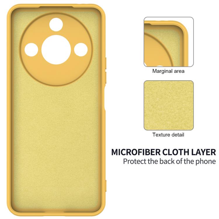 For Honor X9c Smart / X60 Solid Color Liquid Silicone Dropproof Full Coverage Phone Case