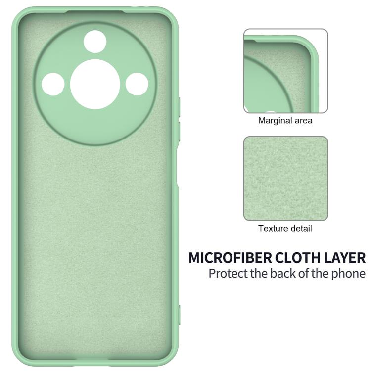 For Honor X9c Smart / X60 Solid Color Liquid Silicone Dropproof Full Coverage Phone Case
