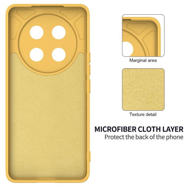 For Honor Magic7 Lite Solid Color Liquid Silicone Dropproof Full Coverage Phone Case