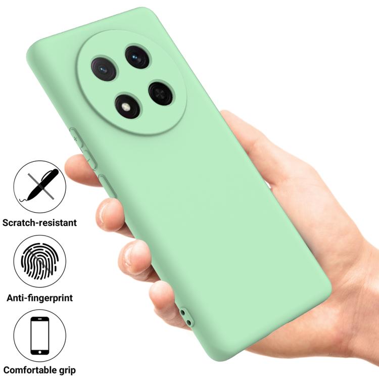 For Honor Magic7 Lite Solid Color Liquid Silicone Dropproof Full Coverage Phone Case