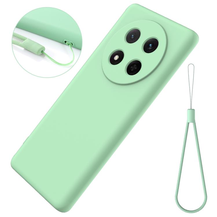For Honor Magic7 Lite Solid Color Liquid Silicone Dropproof Full Coverage Phone Case