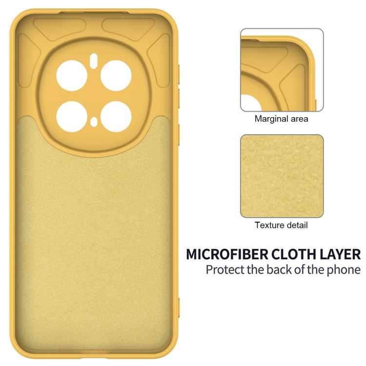 For Honor Magic7 Pro Solid Color Liquid Silicone Dropproof Full Coverage Phone Case