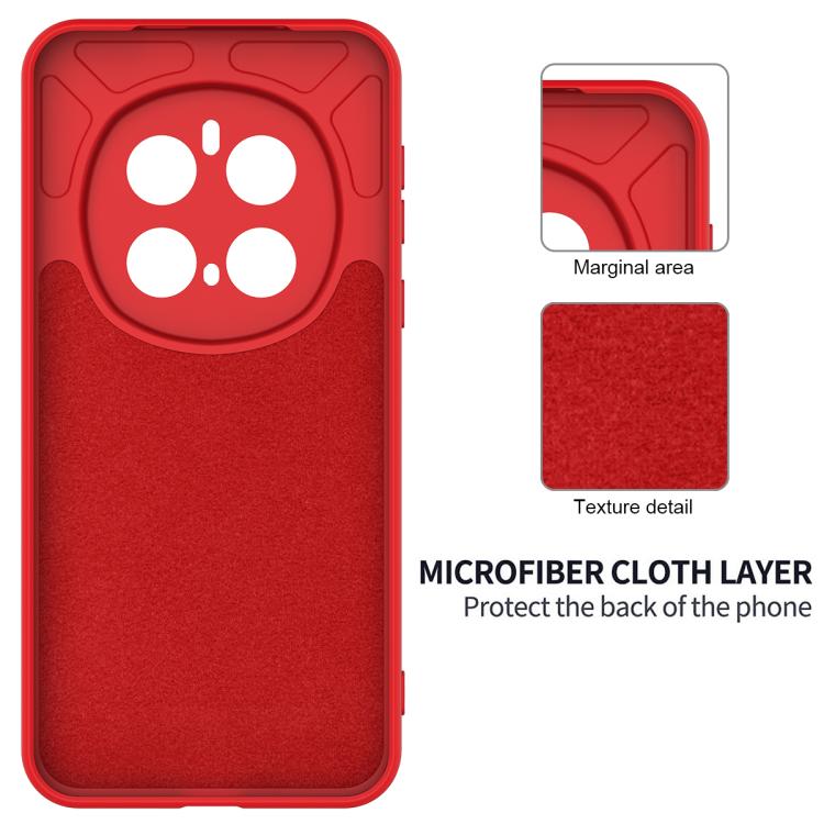 For Honor Magic7 Pro Solid Color Liquid Silicone Dropproof Full Coverage Phone Case