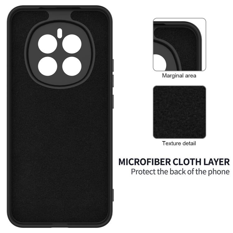 For Honor Magic7 Solid Color Liquid Silicone Dropproof Full Coverage Phone Case