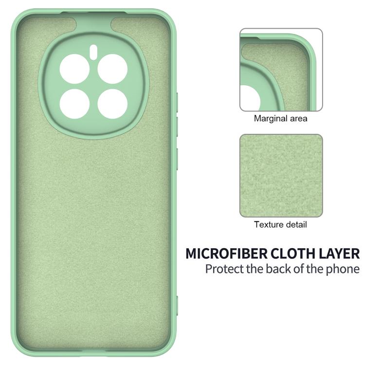For Honor Magic7 Solid Color Liquid Silicone Dropproof Full Coverage Phone Case