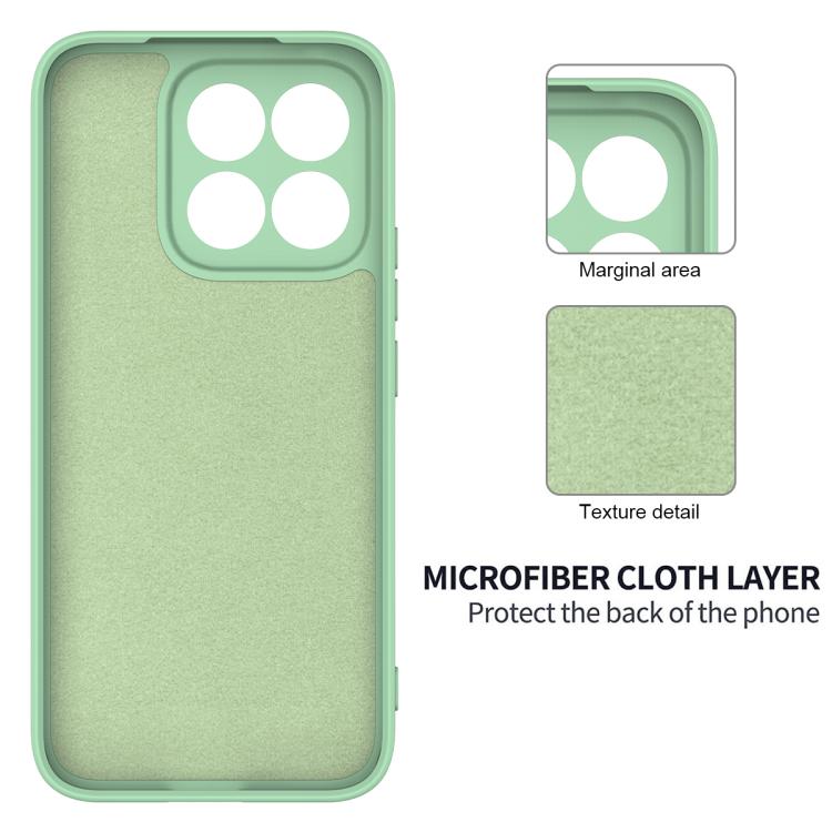 For Honor X8c 4G Solid Color Liquid Silicone Dropproof Full Coverage Phone Case