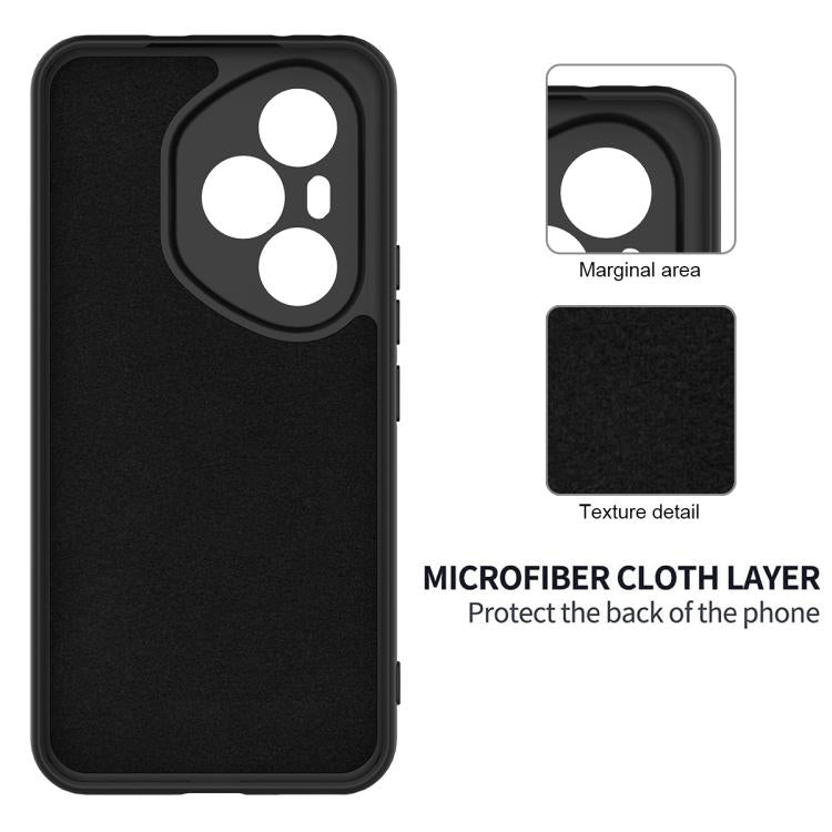 For Honor 400 Pro Global 160.8mm Solid Color Liquid Silicone Dropproof Full Coverage Phone Case