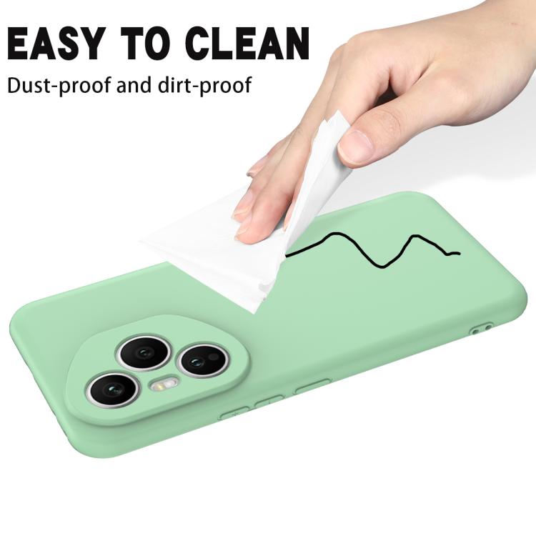 For Honor 400 Pro Global 160.8mm Solid Color Liquid Silicone Dropproof Full Coverage Phone Case