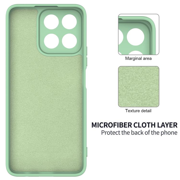 For Honor 400 Smart / X7d Solid Color Liquid Silicone Dropproof Full Coverage Phone Case
