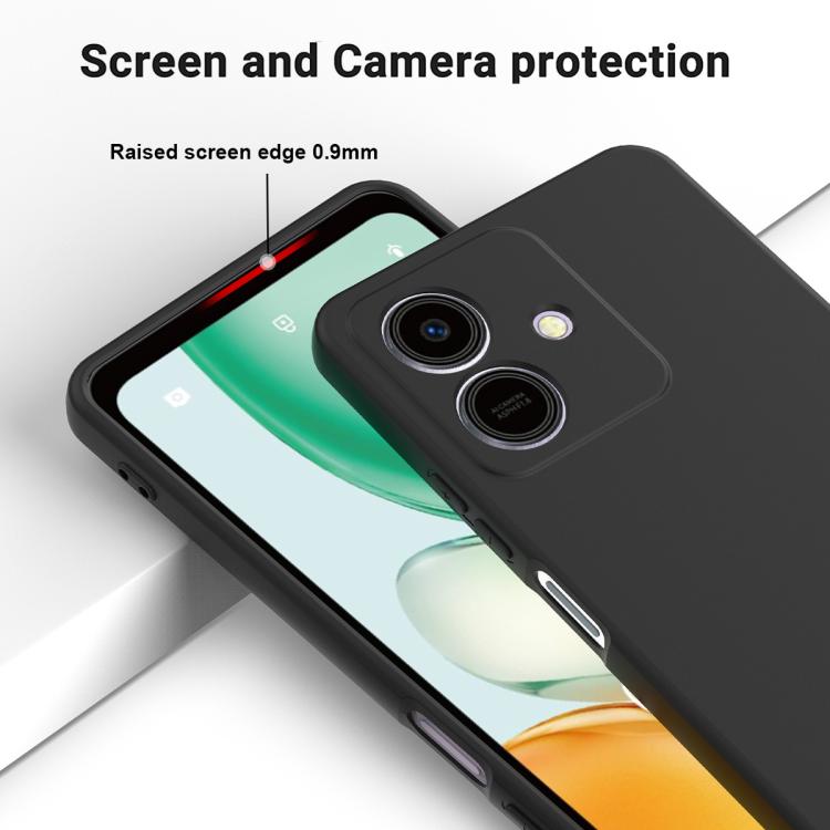 For Honor Play10 4G Solid Color Liquid Silicone Dropproof Full Coverage Phone Case