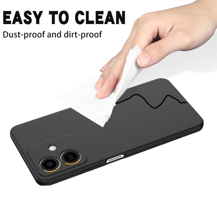 For Honor Play10 4G Solid Color Liquid Silicone Dropproof Full Coverage Phone Case