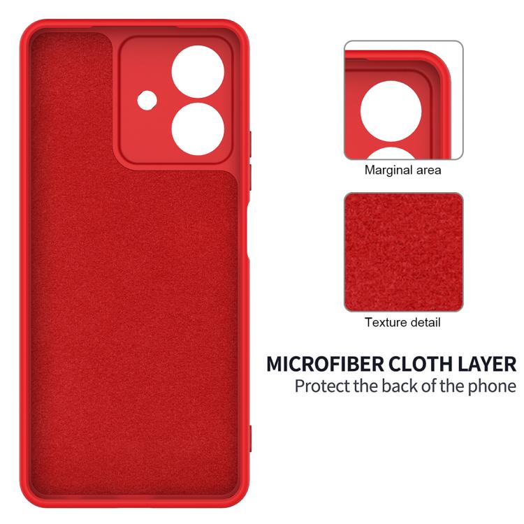 For Honor Play10 4G Solid Color Liquid Silicone Dropproof Full Coverage Phone Case
