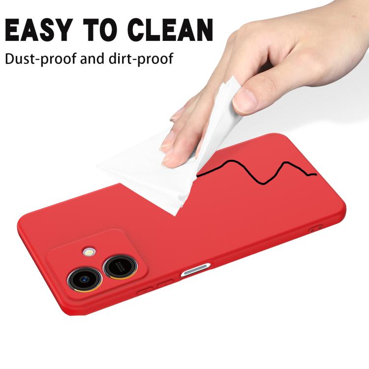For Honor Play10 4G Solid Color Liquid Silicone Dropproof Full Coverage Phone Case