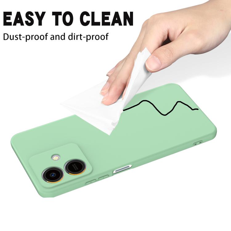 For Honor Play10 4G Solid Color Liquid Silicone Dropproof Full Coverage Phone Case