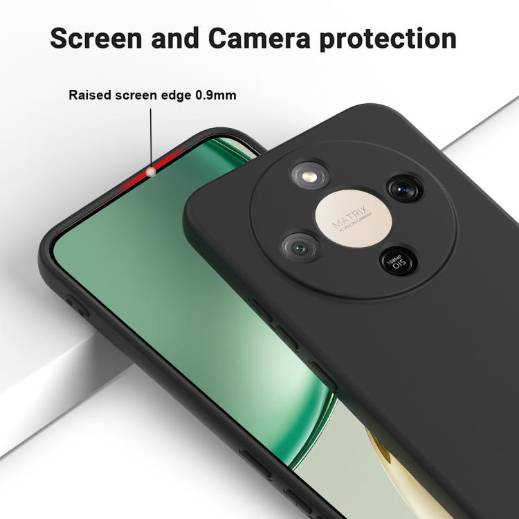 For Honor X9d 5G / X70 5G / Magic8 Lite Solid Color Liquid Silicone Dropproof Full Coverage Phone Case