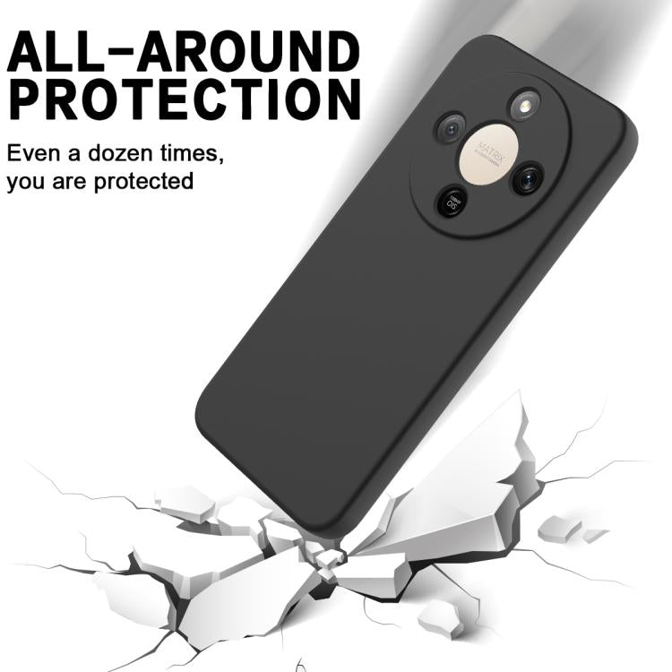 For Honor X9d 5G / X70 5G / Magic8 Lite Solid Color Liquid Silicone Dropproof Full Coverage Phone Case