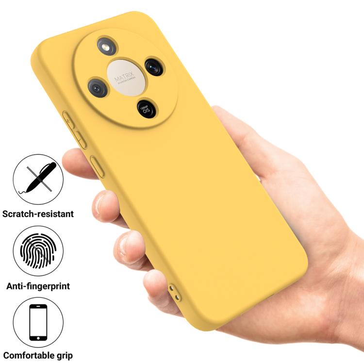 For Honor X9d 5G / X70 5G / Magic8 Lite Solid Color Liquid Silicone Dropproof Full Coverage Phone Case