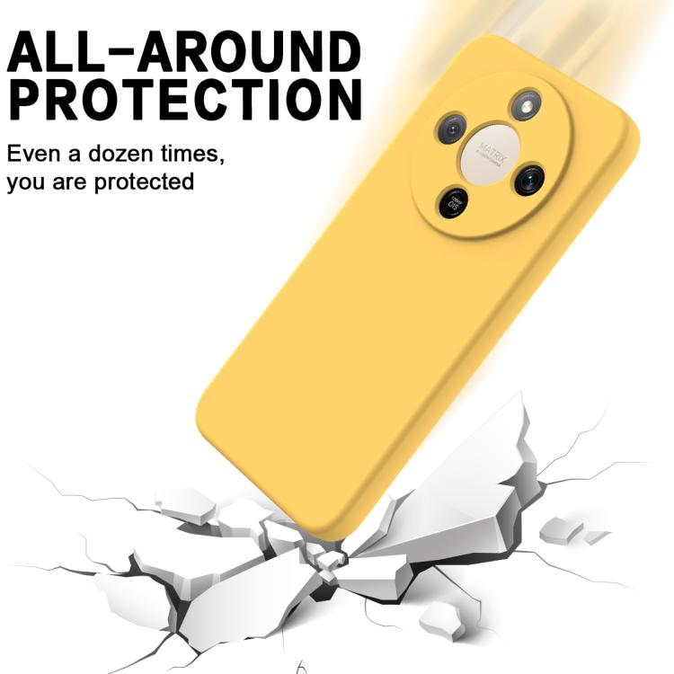 For Honor X9d 5G / X70 5G / Magic8 Lite Solid Color Liquid Silicone Dropproof Full Coverage Phone Case