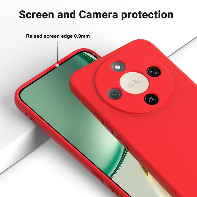 For Honor X9d 5G / X70 5G / Magic8 Lite Solid Color Liquid Silicone Dropproof Full Coverage Phone Case