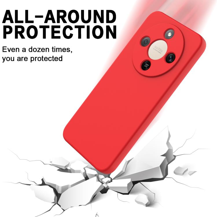 For Honor X9d 5G / X70 5G / Magic8 Lite Solid Color Liquid Silicone Dropproof Full Coverage Phone Case